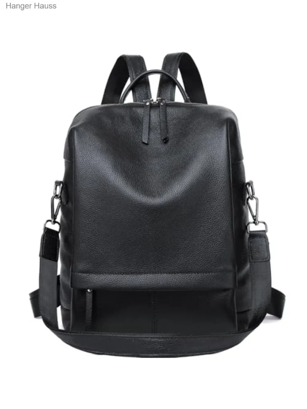 Genuine Leather Laptop Backpack for Women, 3 Ways to Wear